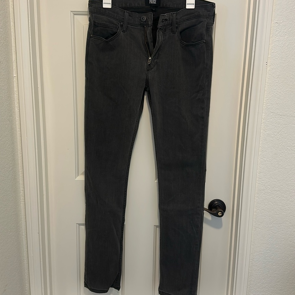 Men’s PAIGE jeans, size 31, Lennox dark gray